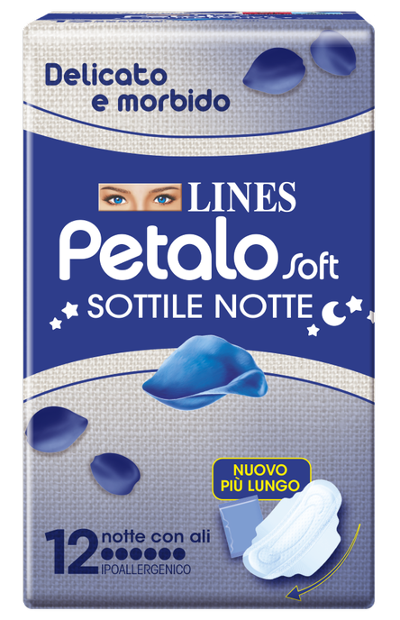 Lines petalo soft notte 12pz Imagem principal do produto