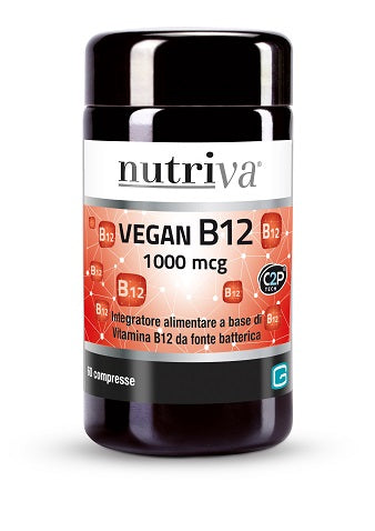 Nutriva vegan b12 60cpr 1000mc
