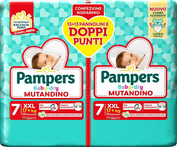 Pampers bd mut duo dwct xxl26p