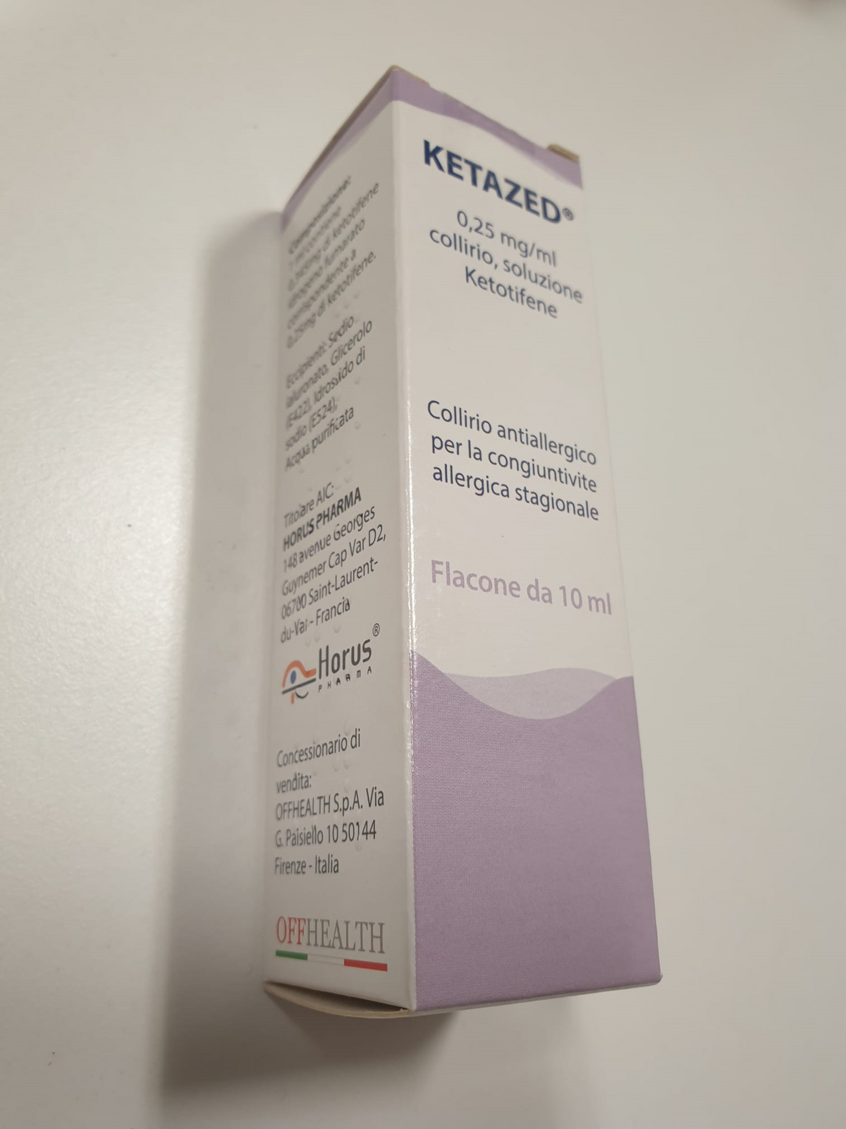 Ketazed*coll 1fl 10ml0,25mg/ml