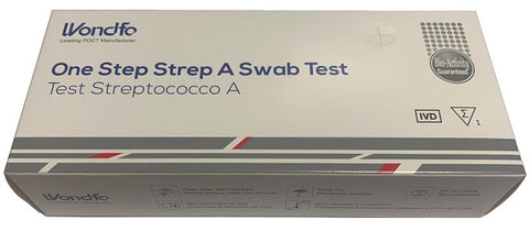 One step strep a swab test