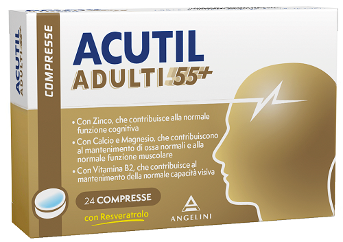 Acutil adulti 55+ 24cpr Image principale du produit