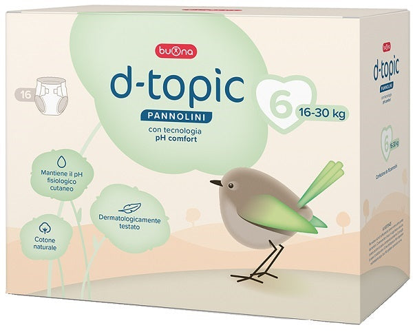 Dtopic pannolini 6 16pz Image principale du produit