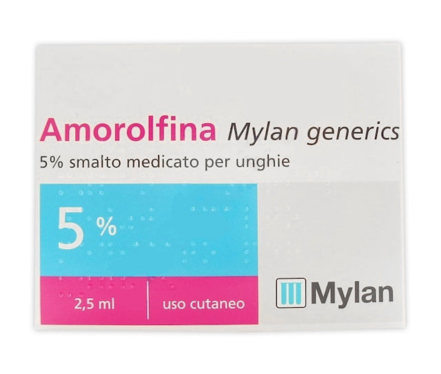 Amorolfina mg*smalto 2,5ml 5%