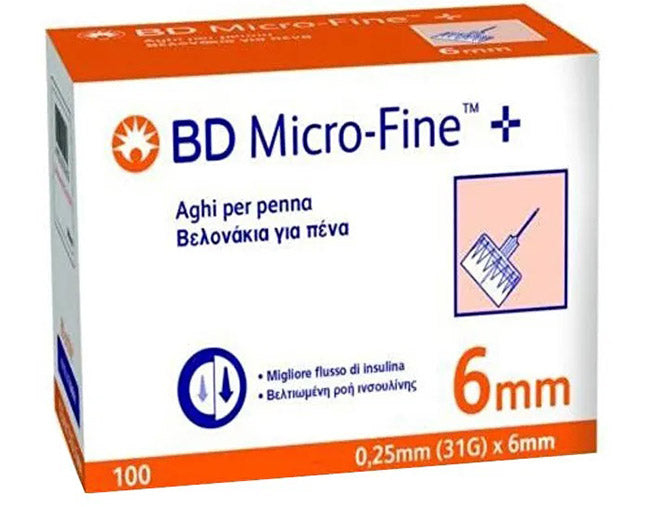 Ago bd microfine g31 6mm 100pz