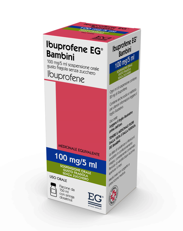 Ibuprofene eg*fl 150ml fragola