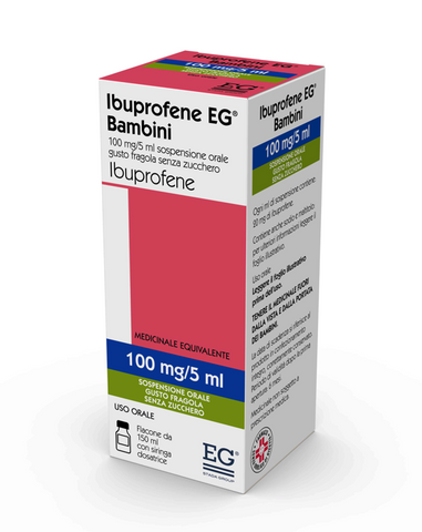 Ibuprofene eg*fl 150ml fragola