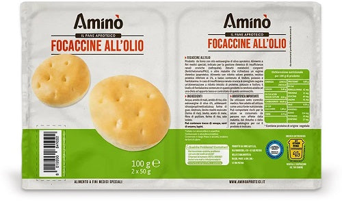 Amino focaccine olio 100g