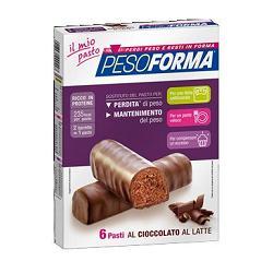 Pesoforma barr ciocc latte 12p Immagine principale del prodotto