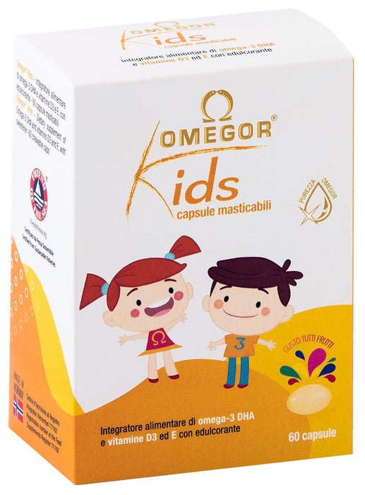 Omegor kids tutti frutti 60cps Immagine principale del prodotto