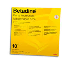 Betadine*10garze impregn 10x10