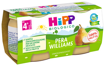 Hipp omog pera williams 2x80g