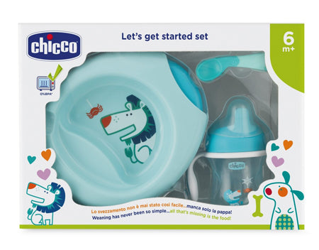 Ch set pappa 6m+ azzurro