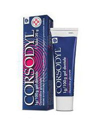 Corsodyl*gel dent 30g 1g/100g