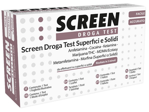 Screen droga test sup/polv 1pz