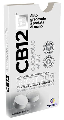Cb12 boost eucal white 10chew