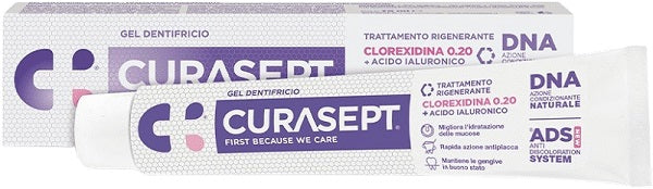 Curasept gel dentif ads dna ri