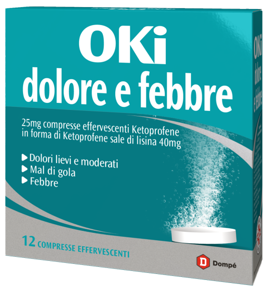 Oki dolore e febbre*12cpr eff