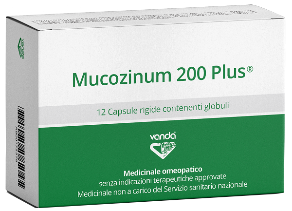 Mucozinum 200plus 12 cps glob