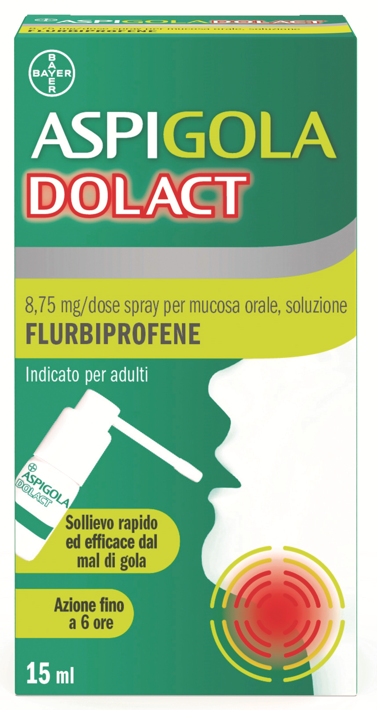 Aspigoladolact*spray 15ml Hauptbild