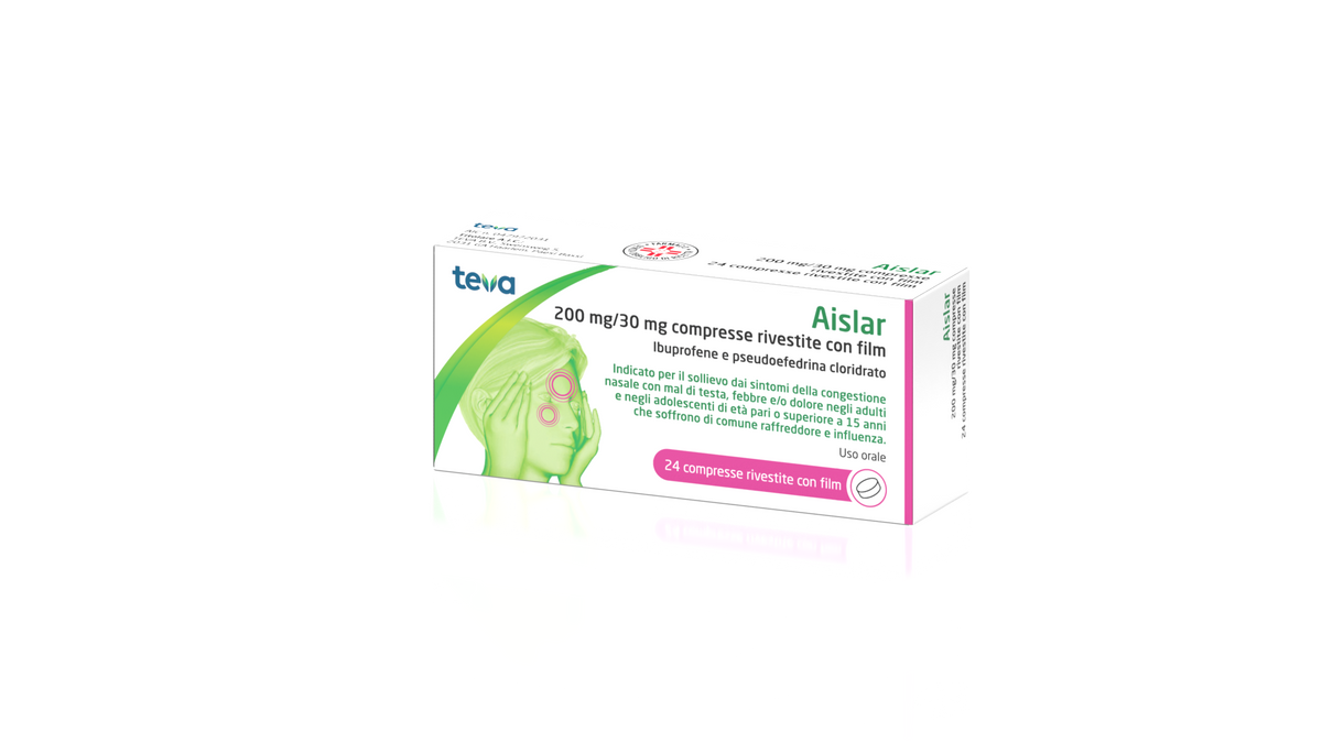 Aislar*24cpr riv 200mg+30mg