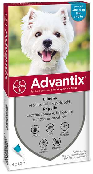 Advantix spot on*4pip 4-10kg