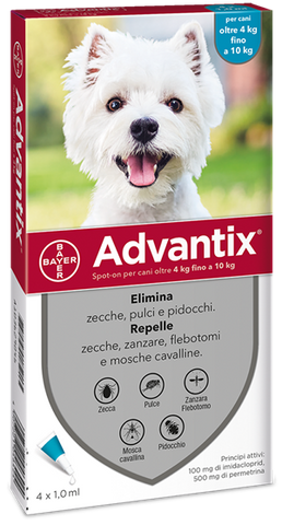 Advantix spot on*4pip 4-10kg