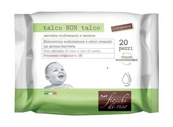 Talco non talco wipes fdr