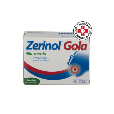 Zerinol gola menta*18past 20mg
