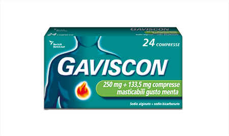 Gaviscon*24cpr ment  250+133,5