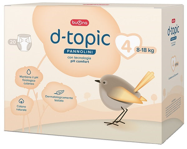 Dtopic pannolini 4 20pz Image principale du produit