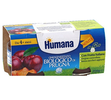Humana omog prugna bio 2x100g Imagem principal do produto