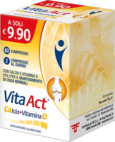 Vita act calcio+vit d 60cpr