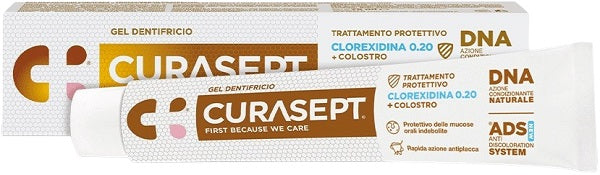 Curasept gel dentif ads dna pr