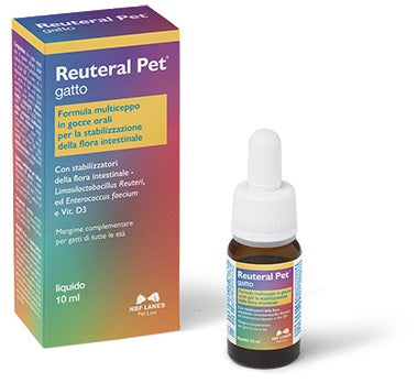 Reuteral pet gatto gocce 10ml