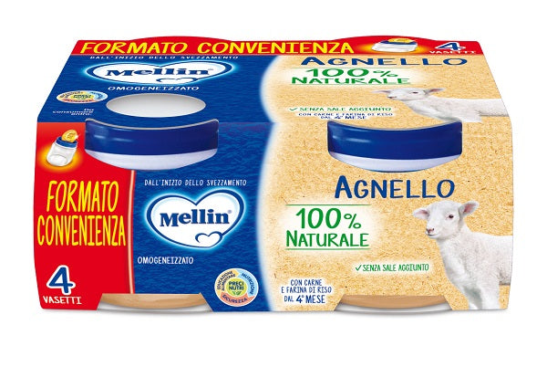 Mellin omog agnello 4x80g