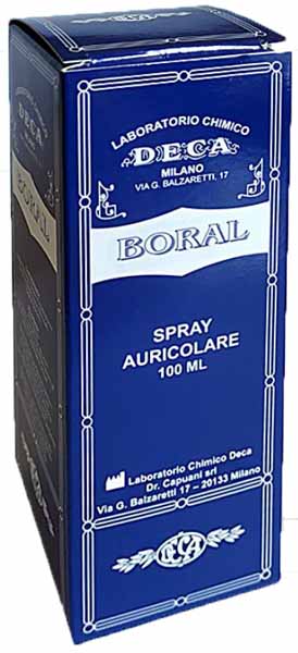 Boral spray auricolare 100ml Immagine principale del prodotto