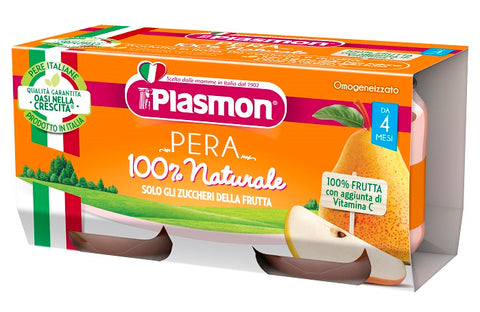 Plasmon omog pera 2x80g