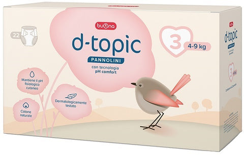 Dtopic pannolini 3 22pz