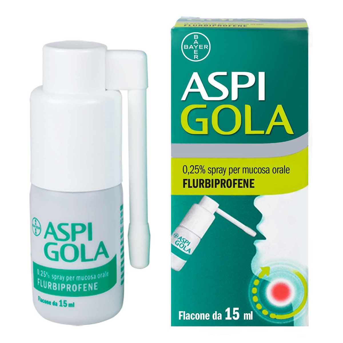 Aspi gola*os spray 15ml 0,25% Hauptbild
