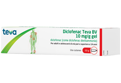 Diclofenac teva*gel 60g 1%