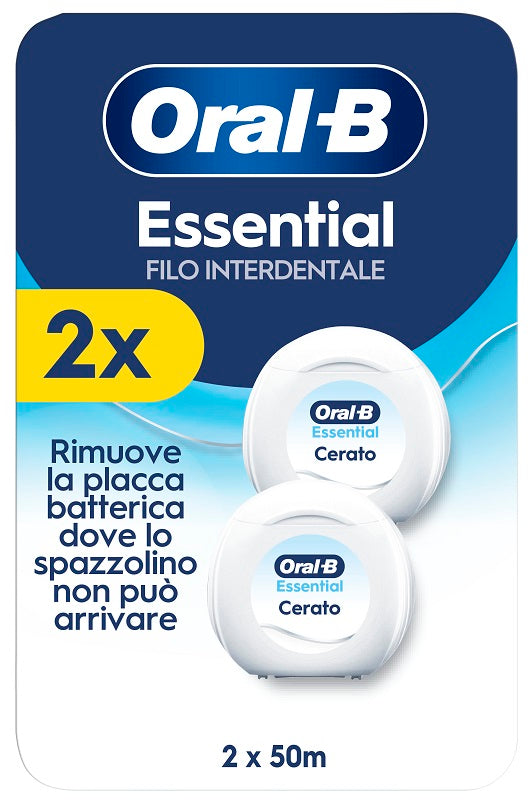 Oralb man filo interd cera 2pz