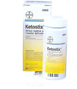 Ketostix chetonuria 50str