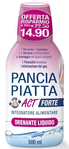 Pancia piatta act forte 500ml