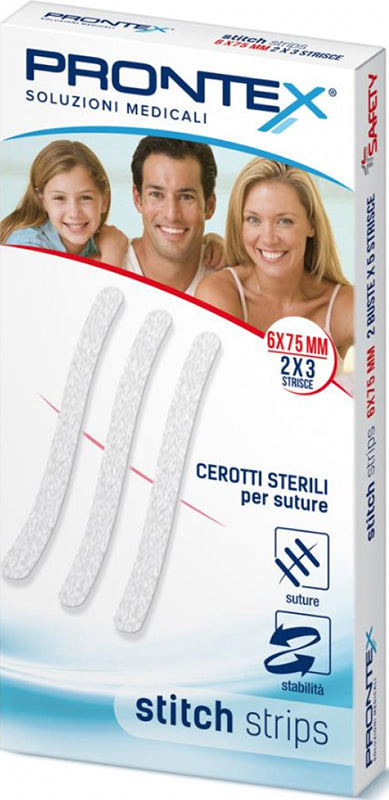 Prontex stitch strips 6x75 10p