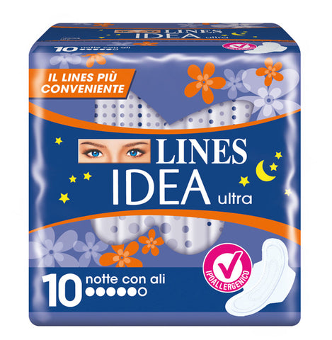 Idea ultra notte c/ali 10pz
