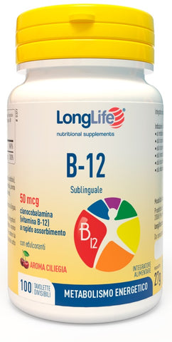 Longlife b12 50mcg subl 100tav