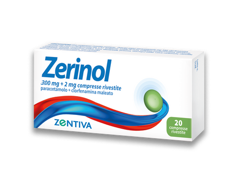 Zerinol*20cpr riv 300mg+2mg