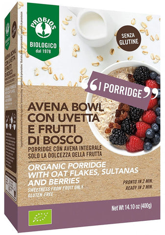 Probios bio avena bowl fru bos