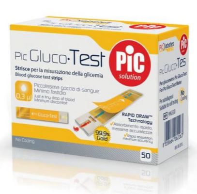 Strisce pic glucotest 50pz